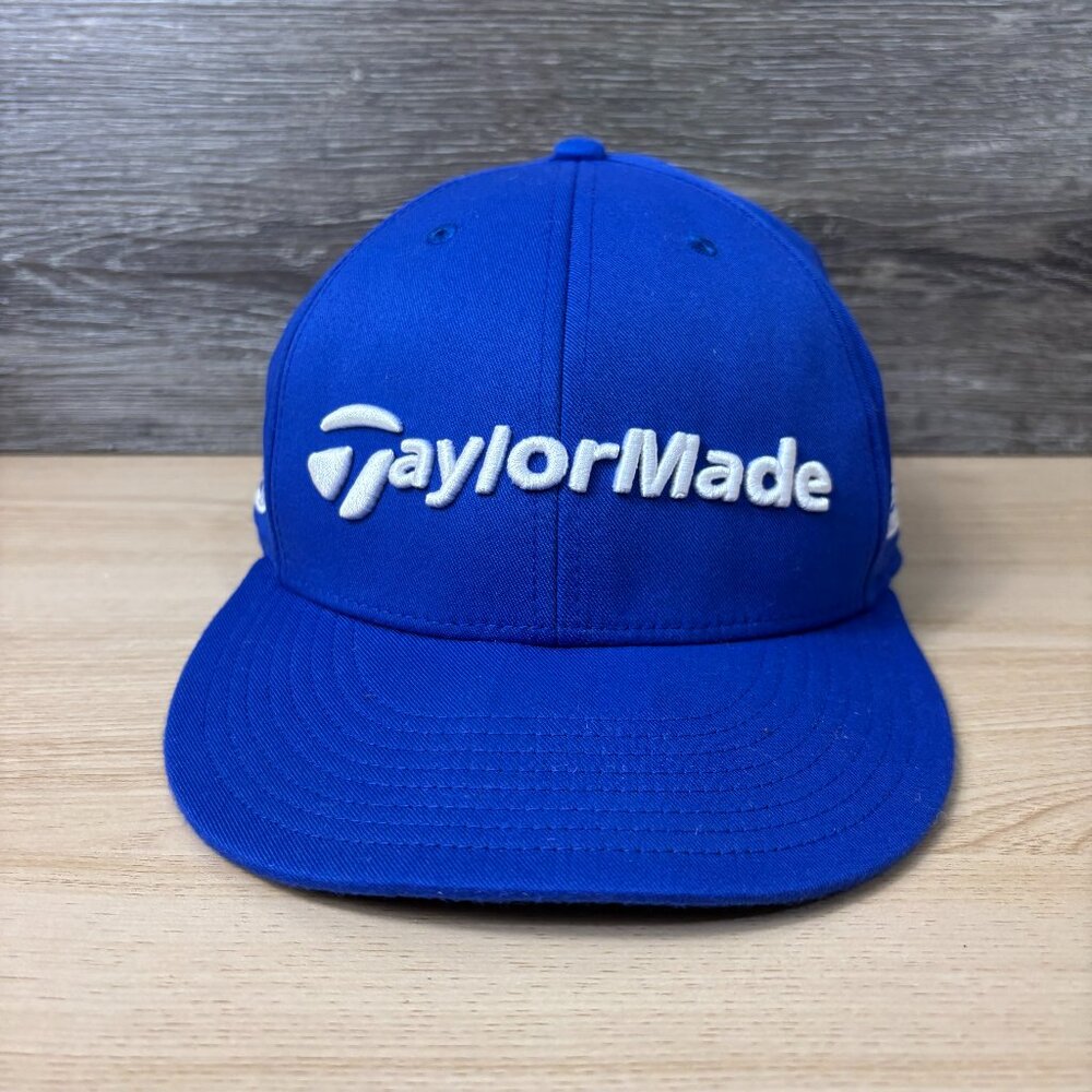 Taylormade Hat Cap Snap Back Blue SIM Tp5 Golf Golfing Adjustable